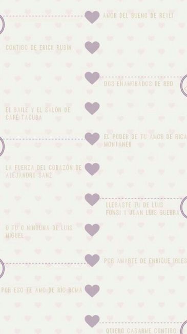 Canciones en español para el baile nupcial - 1