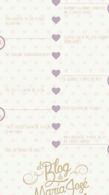 Canciones en español para el baile nupcial - 2