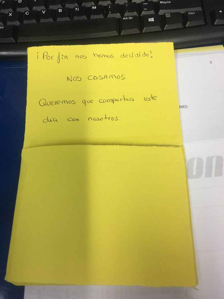 Invitaciónes hechas a mano!! - 2