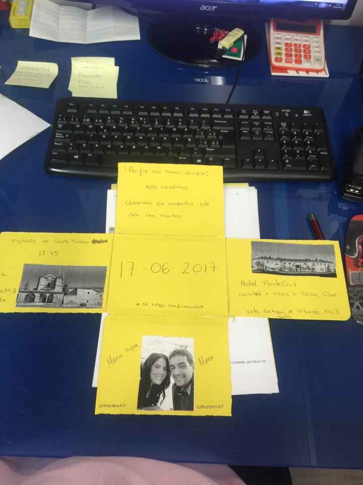 Invitaciónes hechas a mano!! - 6