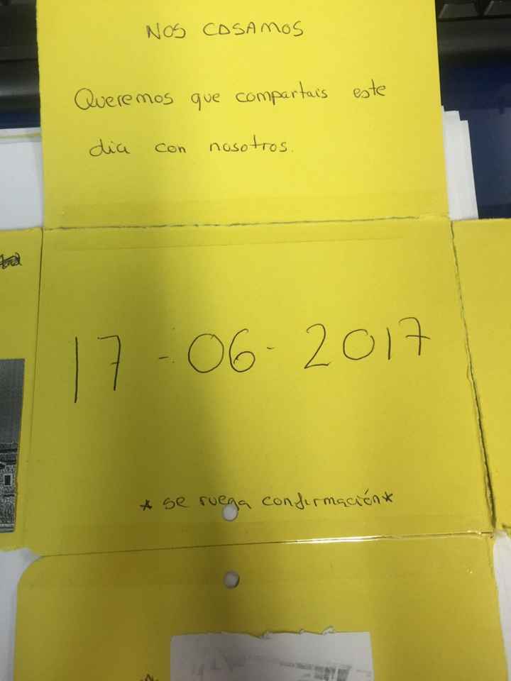 Invitaciónes hechas a mano!! - 7