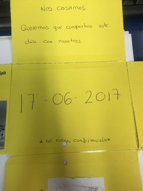 Invitaciónes hechas a mano!! - 7