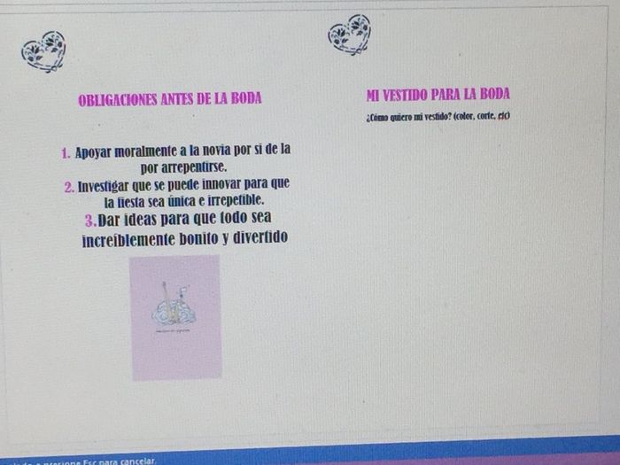 Agenda para mis damas de honor - 4