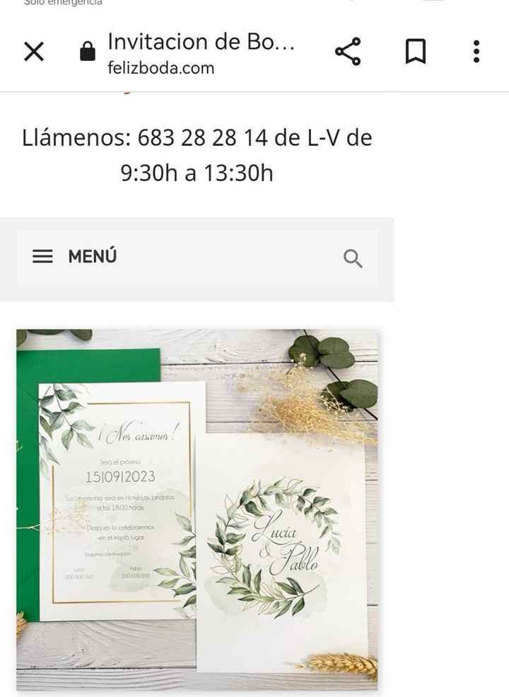 Papel invitaciones - 1