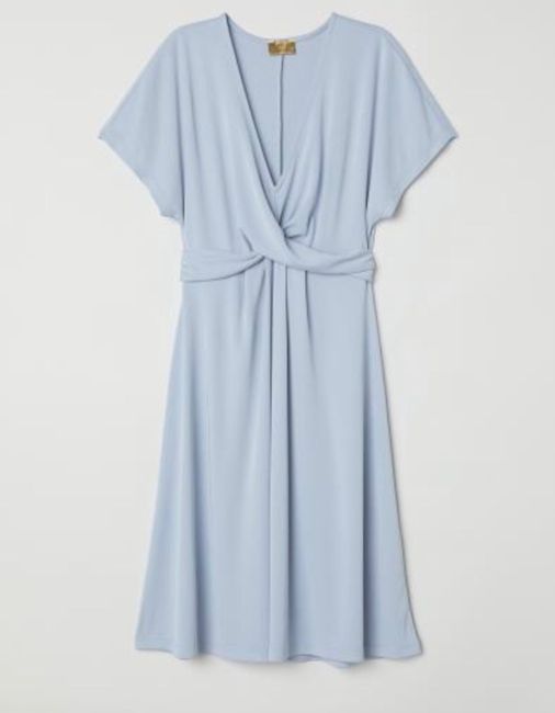 Vestido azul cielo para preboda - 1