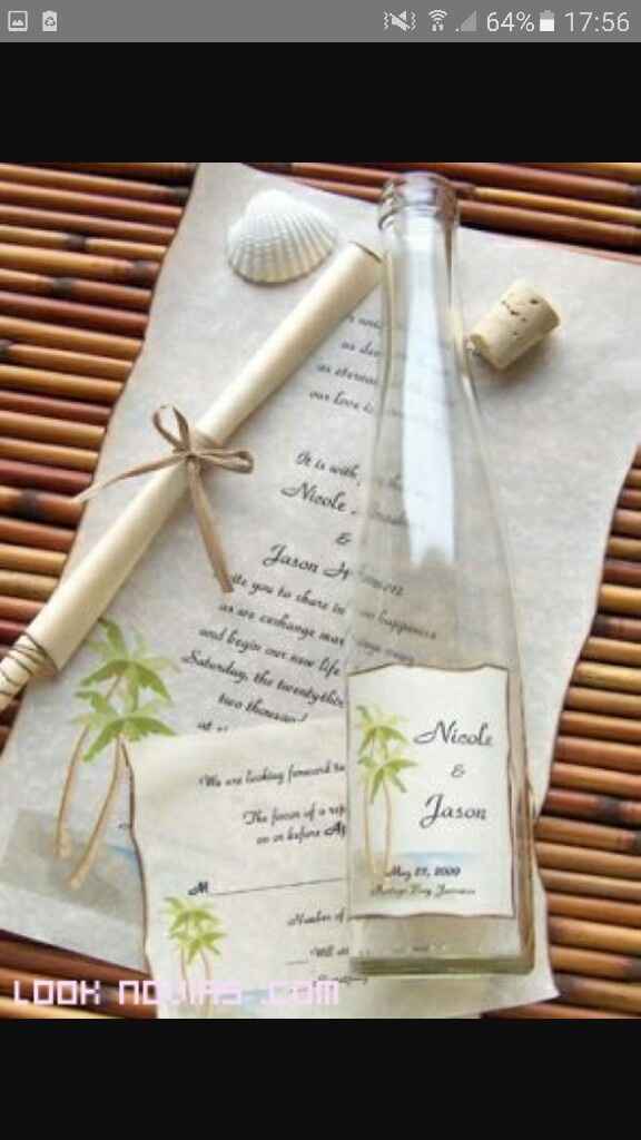  Invitaciones para boda en la playa - 1