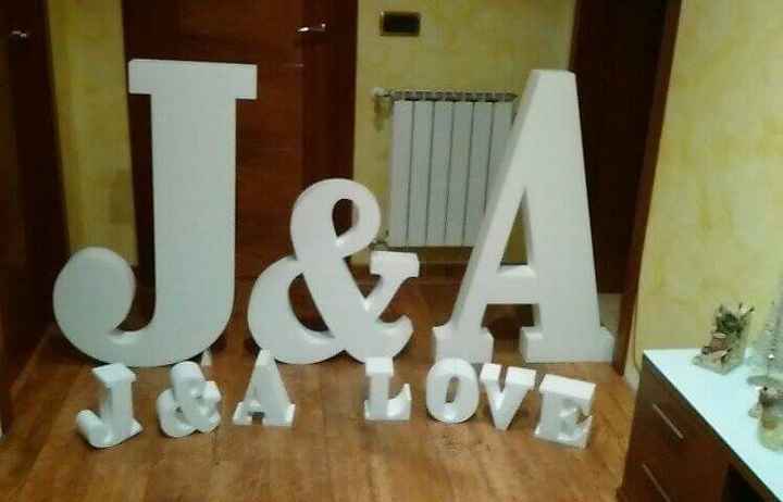 Letras boda - 1