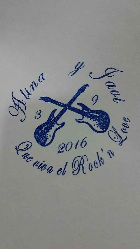 Ya tengo el sello para las etiquetas! - 2
