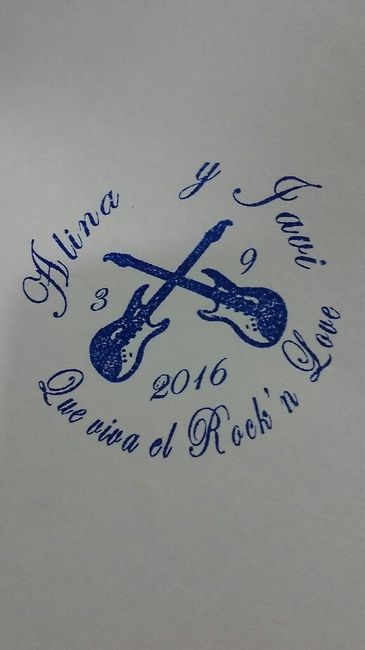 Ya tengo el sello para las etiquetas! - 2