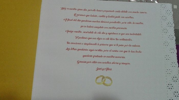 Ya tengo el libro de firmas! - 2