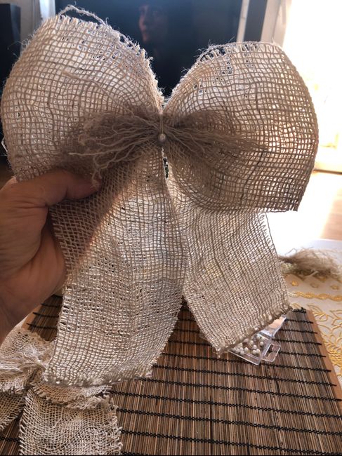 Lazos para decorar las sillas🥰 - 1