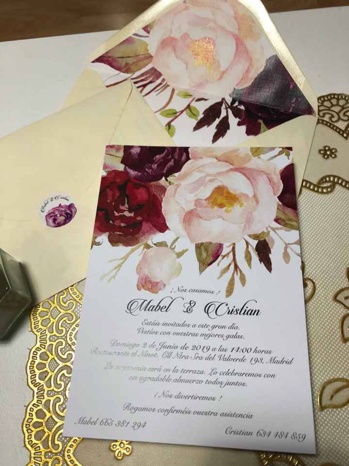 Ya me llegaron las invitaciones !!!🥰🥰 - 1
