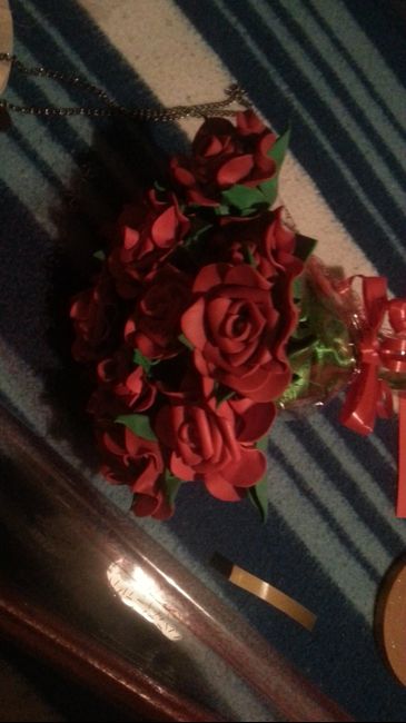 Mis primeras rosas de goma eva - 1