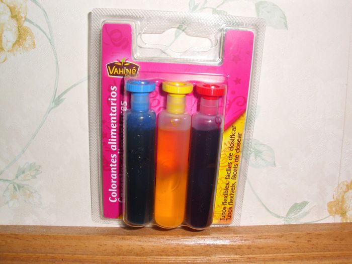 tinte para el arroz de colores