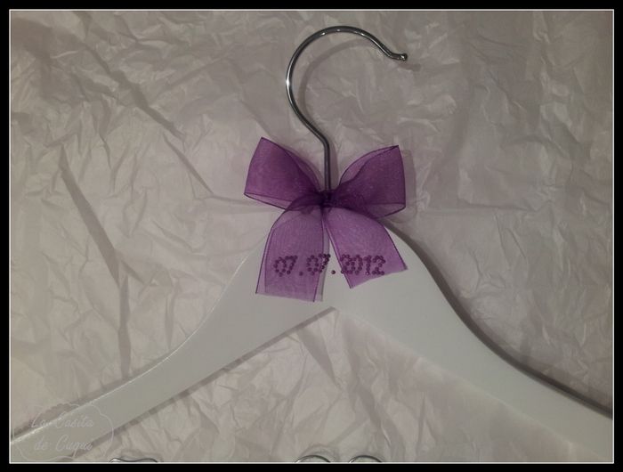 la percha para colgar mi vestido