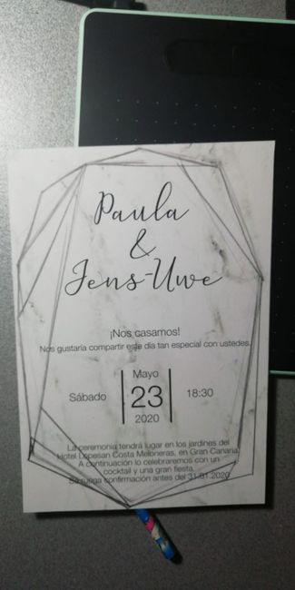De qué tamaño son vuestras invitaciones? 3
