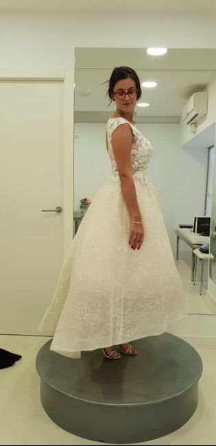 Vestido de novia para firmar en el juzgado 4