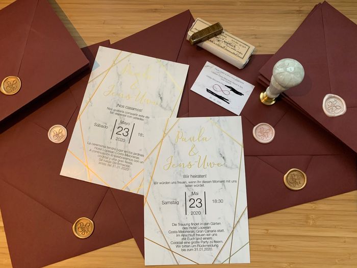 Cambio de dígito😀 ¿Me enseñáis vuestras invitaciones? Necesito inspiración😍 2
