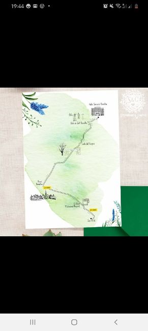 Mapa del trayecto enlace-celebración 5