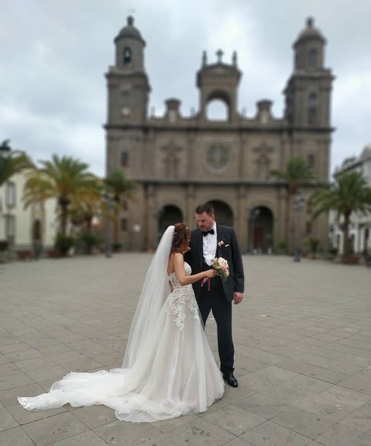 He cortado mi vestido de noviaaa!! 1