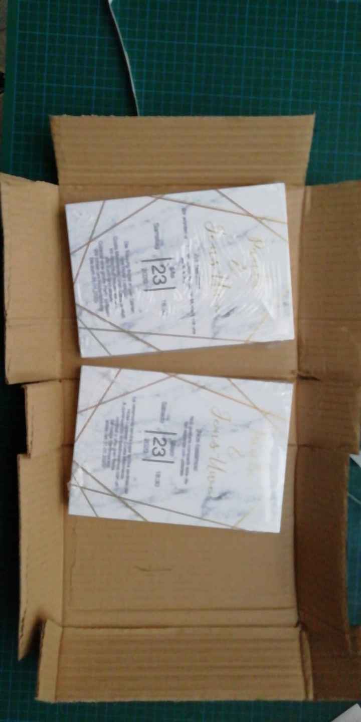 De qué tamaño son vuestras invitaciones? - 1