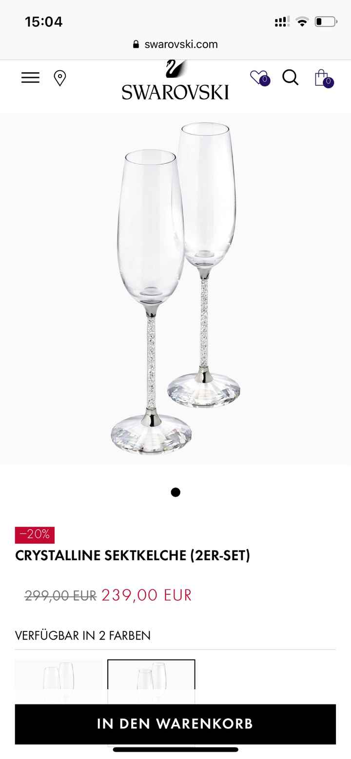 Copas de brindis Swarovski: si o no? - 1
