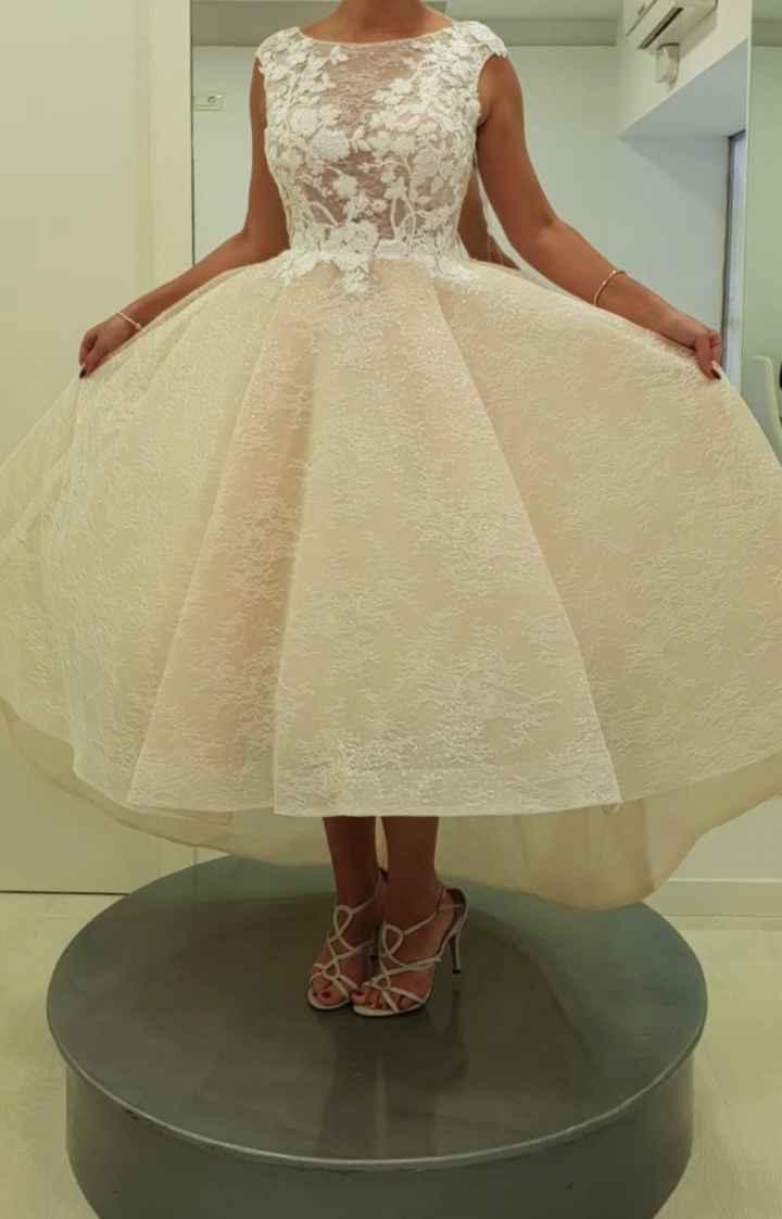 Vestido de novia para firmar en el juzgado - 1