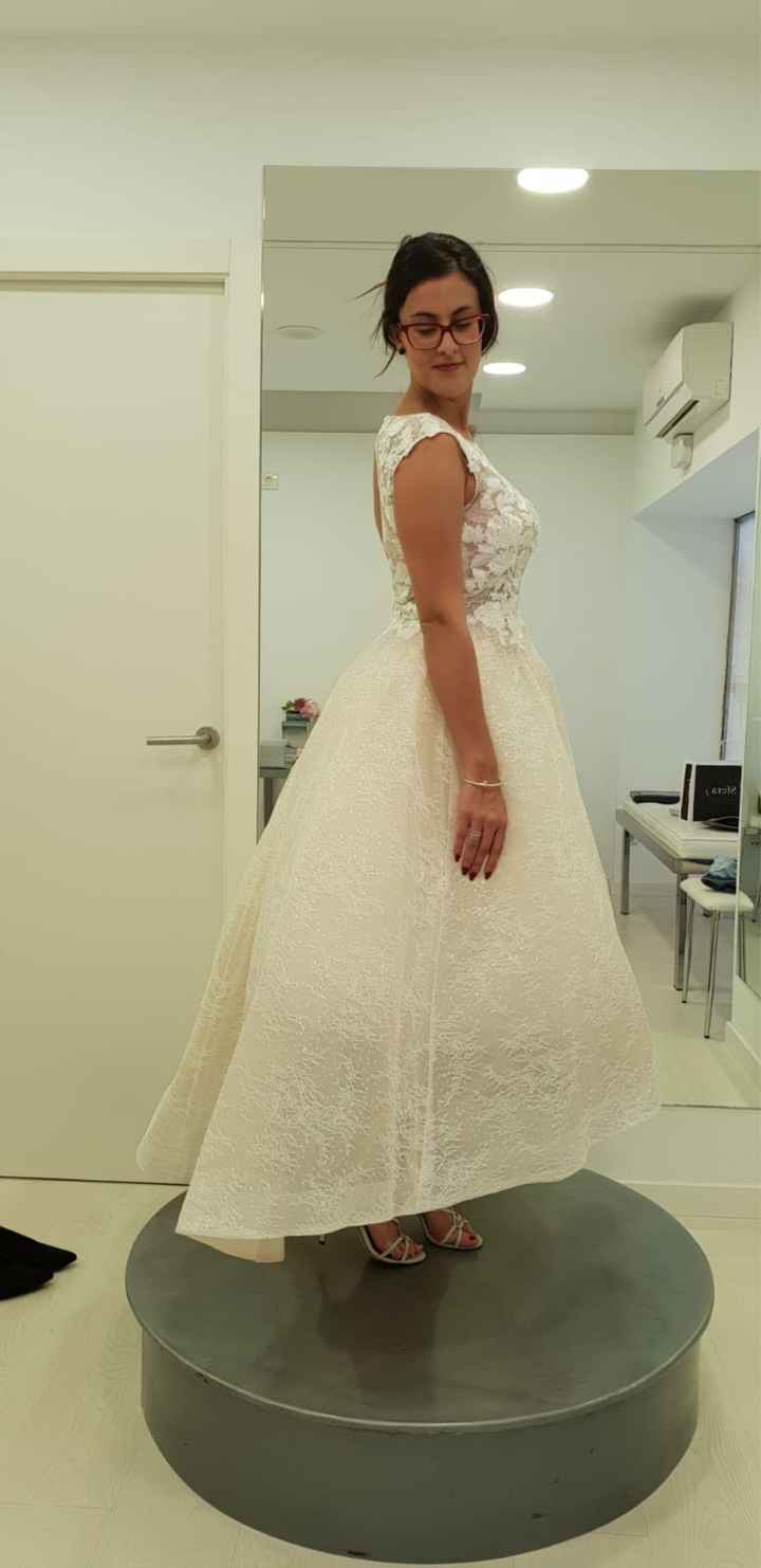 Vestido de novia para firmar en el juzgado - 4