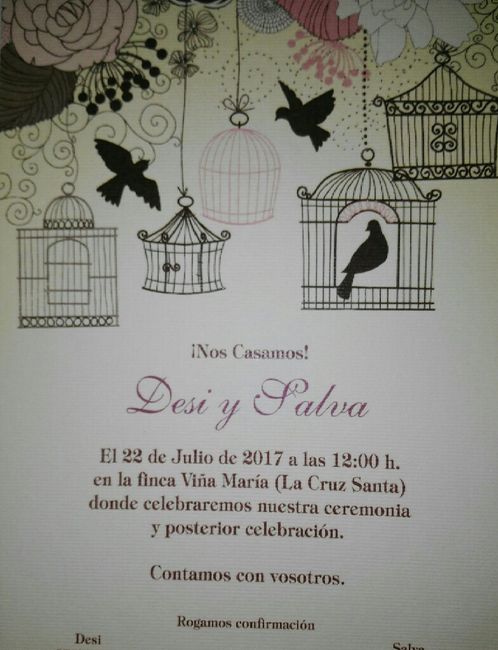 Ya tengo mis invitaciones - 1