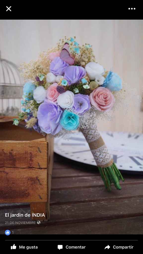 Que dilema!!!ramo de novia con flores de papel?? - 2