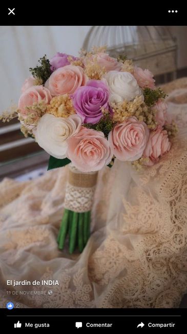 Que dilema!!!ramo de novia con flores de papel?? - 3