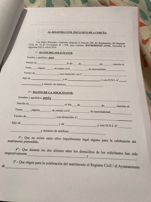 ¿trámites para boda civil? - 1