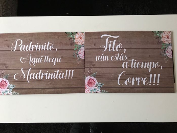 Cartel!aquí viene la novia.. - 2