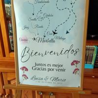 Mi cartel de bienvenida - 1