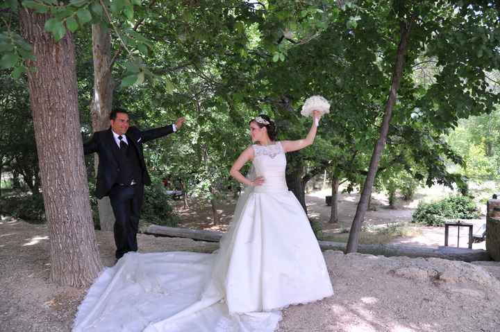 Novias que se casaron o se casan con modelos de la sposa - 1