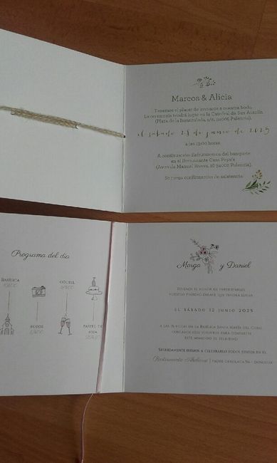 Invitaciónes de boda - 2