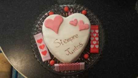 Mi tarta de San Valentín  - 1