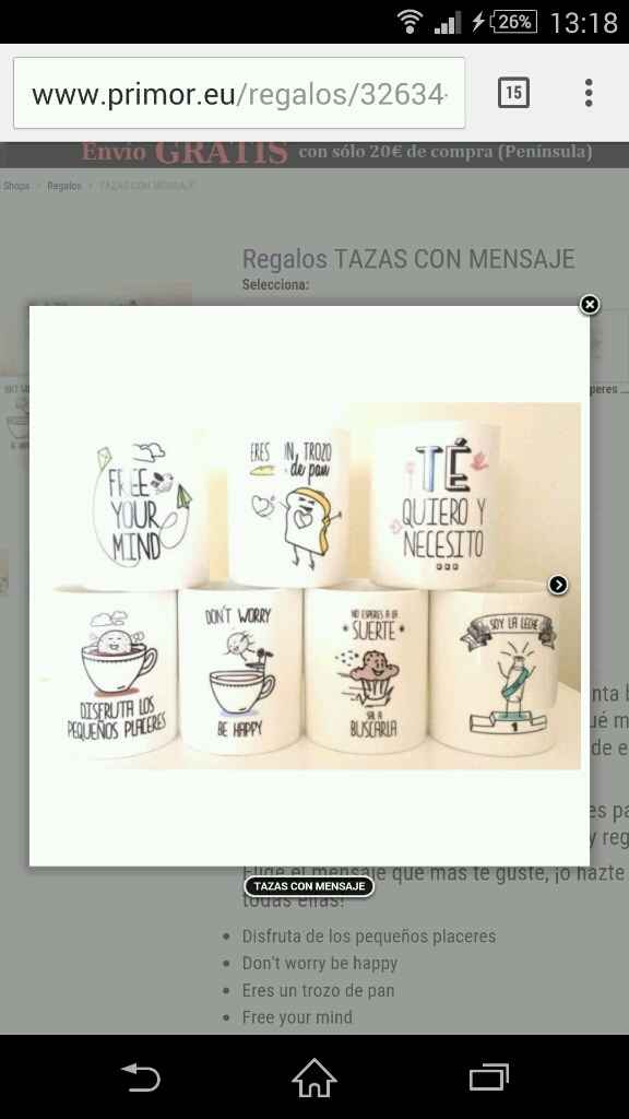 Mis detalles para los invitados, tazas estilo mr wonderful - 1