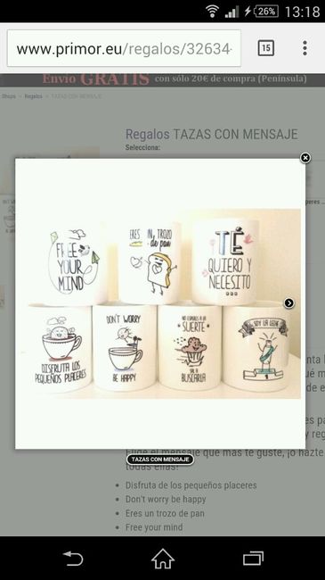 Mis detalles para los invitados, tazas estilo mr wonderful - 1