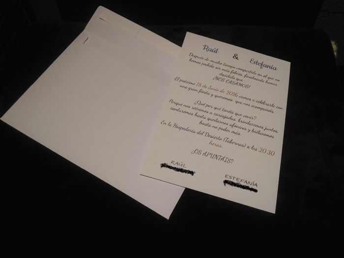 Invitación por detrás