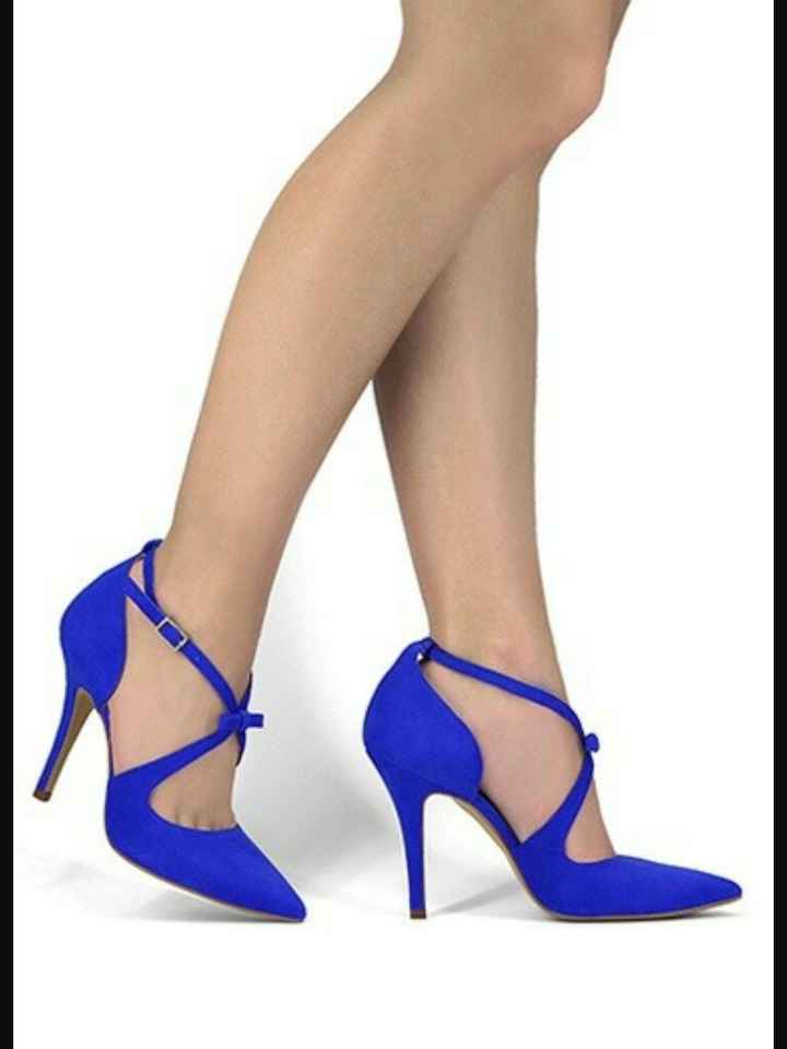 Zapatos de novias azul - 1