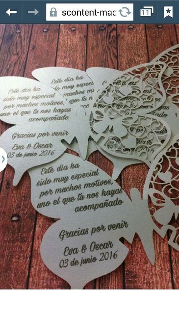 Mariposas de agradecimiento - 1