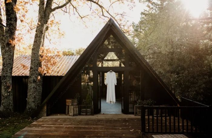 Cabaña/bosque boda 1