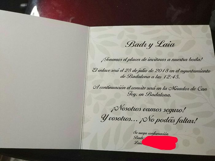  Nuestras invitaciones! - 2
