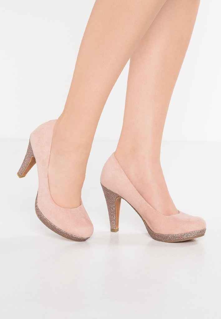  Zapatos tacon rosa palo - 2