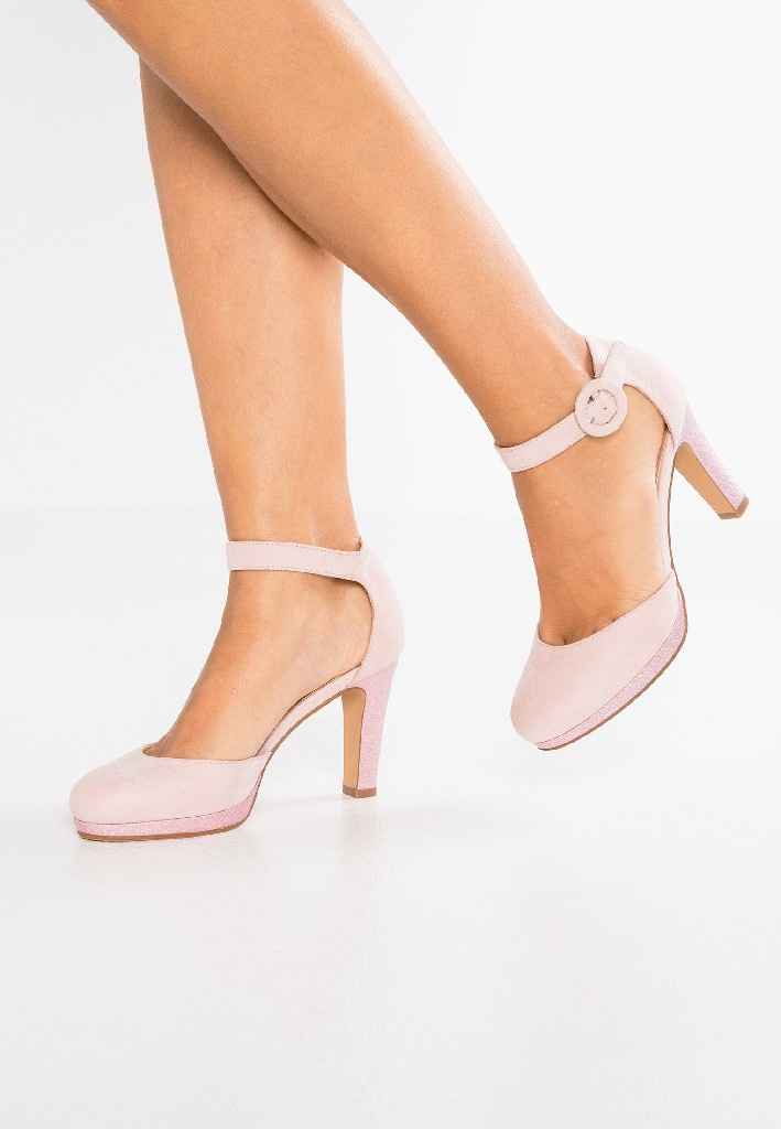  Zapatos tacon rosa palo - 4