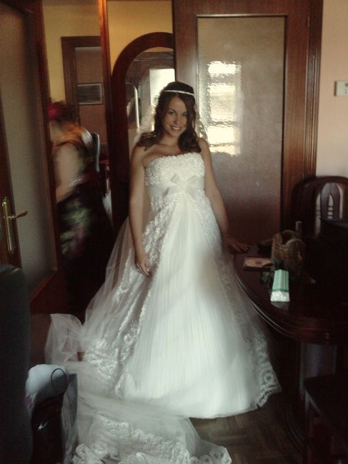 mi 1ª foto del dia de mi boda