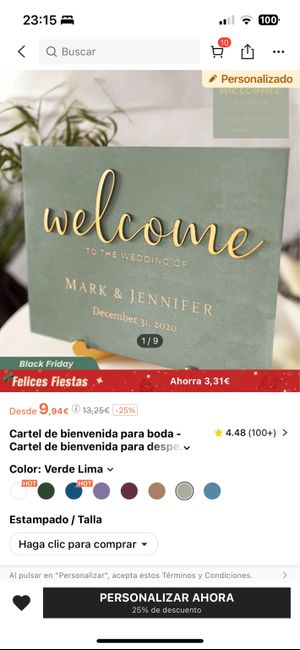 Cartel de bienvenida 2