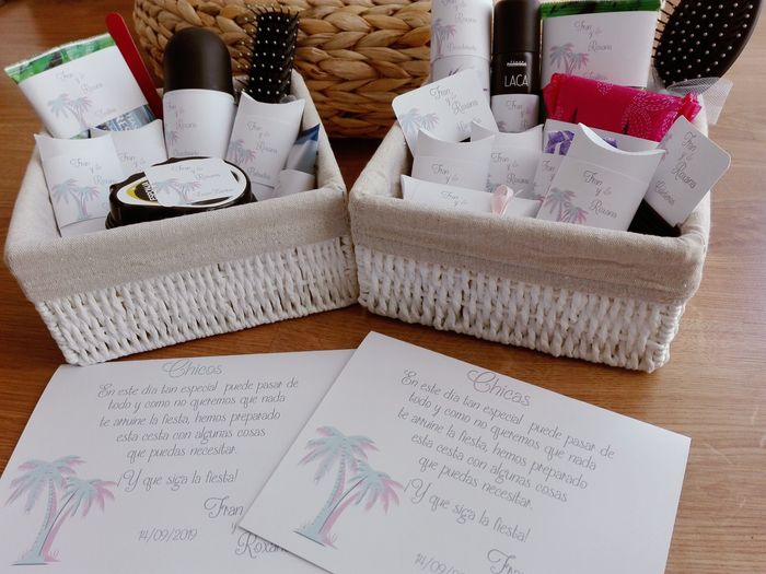 Cestas de baño para boda by Primor 2