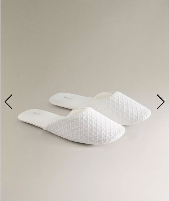 Pantuflas novia para el día b 8